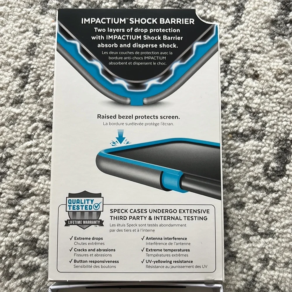 Brand new case for iPhone X or Xs, two layers of drop and shock protection
